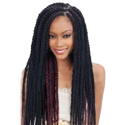 Cuban Twist 16  - Freetress Equal Synthetic Long Marley Braid Double Strand • $9.06