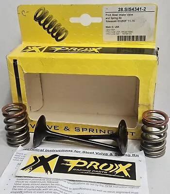 Pro-X Steel Intake Valve / Spring Kit For Kawasaki KX250F 2011-2016 28.SIS4341-2 • $119.88