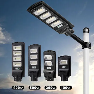 9990000000LM LED Solar Street Light Super Bright Motion Sensor Outdoor Road Lamp • £20.77