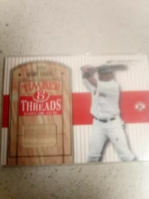Manny Ramirez 2004 DonRuss Timber And Threads Game Used Bat Card #tt Mr • $12.99