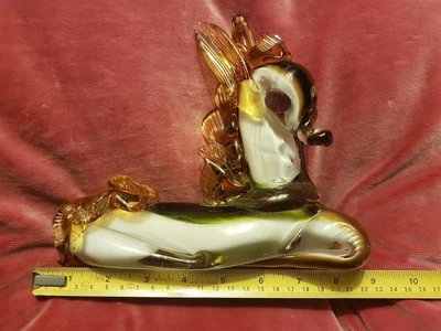 £49 • Buy Large Vintage 8.5 Inch Murano Glass Fawn Or Horse