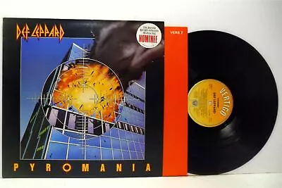 DEF LEPPARD Pyromania LP EX/EX VERS 2 Vinyl Album With Inner Uk 1983 • $135.84