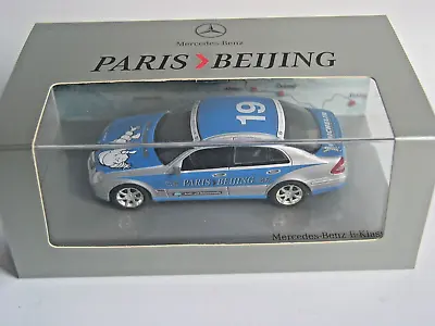 WOW RARE Mercedes Benz W211 E-Class Paris - Beijing  Michelin MINICHAMPS 1:43 • £74.90