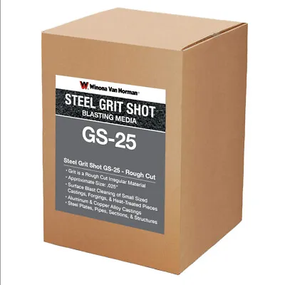 Steel Grit GS-25 - Rough Cut Shot - Sand Blasting Media • $29.99