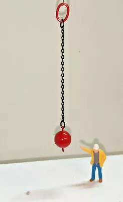 Crane Wrecking Ball W/Hook. In Authentic Manitowoc Red. 1/50th 1/48th  • $11.95