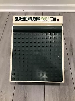 Medi-Rub Massager 2000 Plus MR-3F 2 Speed Vibrating Foot Massager USA Made • $54.99