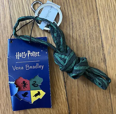 $9.99 • Buy Vera Bradley Harry Potter Slytherin Hogwarts House Lanyard Key Ring ID Clip NWT