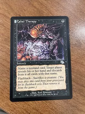 MTG Cabal Therapy Near Mint Judgment • $6.99