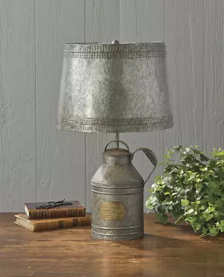 Park Designs Milkcan Lamp Tin With Tin Shade • $179.99