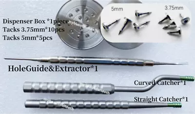 Dental Bone Tack Pins GBR Membrane Fixation Tacks Catcher HoleGuide Complete Kit • $206.80