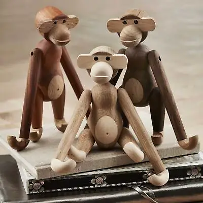 Kay Bojesen Wooden Monkey Classic Toy Small H20cmColour: Kay Bojesen Oak & Mapl • £108