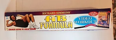 New 1997 Richard Simmons AB FORMULA VHS Video Workout Set Complete • $19.40