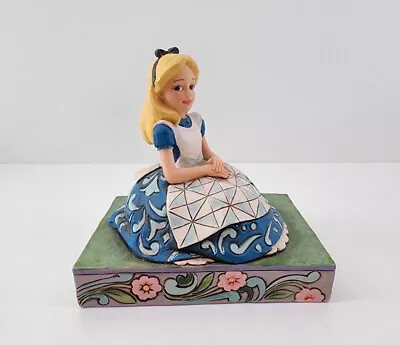 Jim Shore Disney Traditions Alice In Wonderland  Awaiting An Adventure   Retired • $110