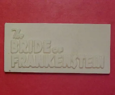 BRIDE OF FRANKENSTEIN Model Custom Name Plaque Vintage Aurora Resin • $14.99