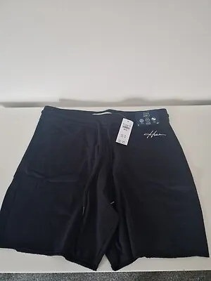 Hollister Mens Fleece Logo 5  Shorts. New With Tags. Medium. Black. RRP £25 • £15.99