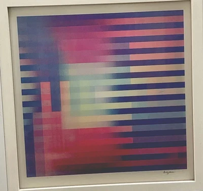$500 • Buy YAACOV AGAM, Color Of Symphony, AGAMOGRAPH SIGNED NUMBERED 9/99 Lenticular Lens
