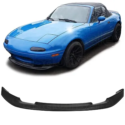 [SASA] Fit For 1990-1997 Mazda Miata MX-5 GV Type PU Front Bumper Lip Splitter • $64.99