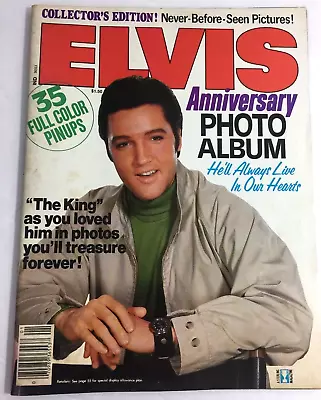 Vintage Elvis Presley Anniversary Photo Album Magazine 1978 • $12.57