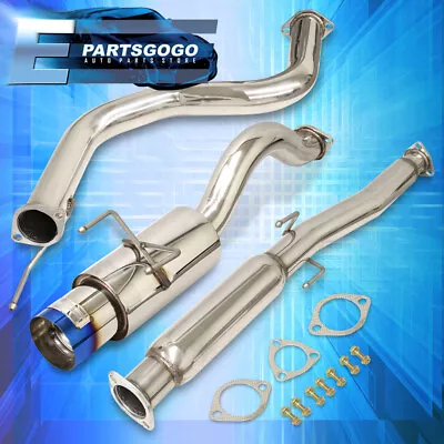 For 92-95 Honda Civic EG 3DR JDM 2.5  Catback Exhaust System 4.5  Burnt Muffler • $143.99