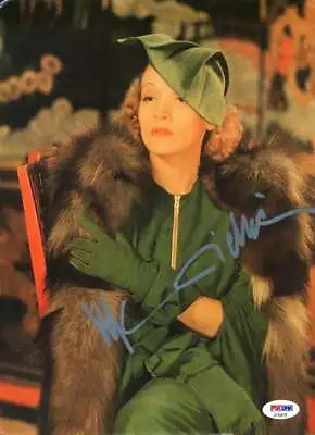 Marlene Dietrich Psa Dna Coa Autograph 9x11 Photo Hand Signed • $156