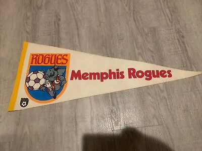 Vintage Memphis Rogues 29 Inch Pennant NASL Soccer Defunct • $39.99