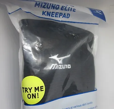 Mizuno Elite Kneepad New Size 0/s 12 In -17.5 In Color Black Volleyball/sports • $12.95