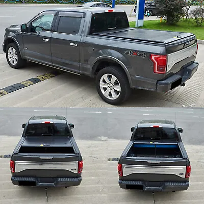 Tonneau Cover For Ford F150 Truck Bed Roll-Up Waterproof Hard Aluminum Locking • $680.69