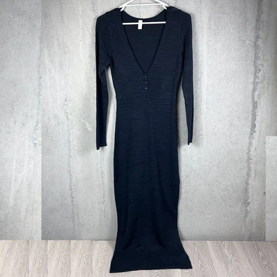 $39 • Buy Tigerlily Womens Black Long Sleeve Bodycon Dress Size 8