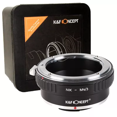K&F Concept Nikon-M4/3 Adapter Nikon To Micro Four Thirds NIK-MFT M43 (KF06.078) • $24.99