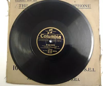 Layton And Johnstone My Blue Heaven / The Song Is Ended 78 Rpm Columbia • £5.95