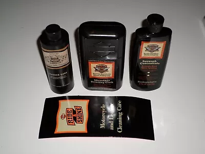 Harley Davidson Ride & Shine Motorcycle And Leather Cleaning Care Kit Gift Set • $14.99