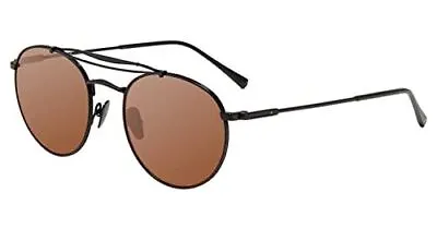 John Varvatos V547 Men's Round Designer Sunglasses Black/Copper Brown 52/21/145 • $99.95