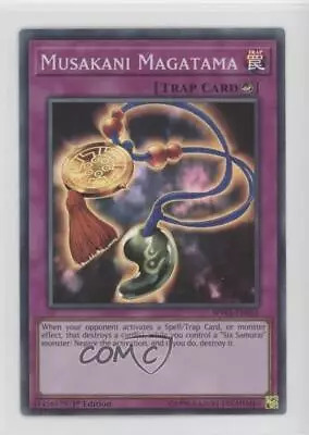 2017 Yu-Gi-Oh! Spirit Warriors 1st Edition Musakani Magatama #SPWA-EN055 Q5p • $2.27