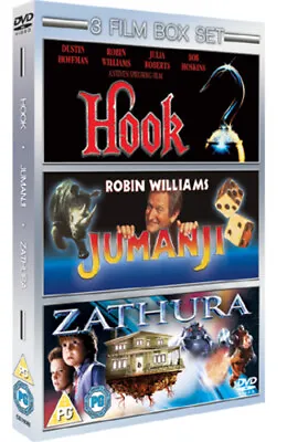 Jumanji/Hook/Zathura - A Space Adventure DVD (2010) Robin Williams Spielberg • £2.34