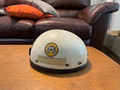 Vintage Harley Davidson Shorty Half Helmet   Medium  C • $425