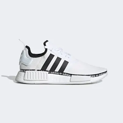 $120 • Buy Adidas Originals NMD R1 Logo Strip Sneakers In White
