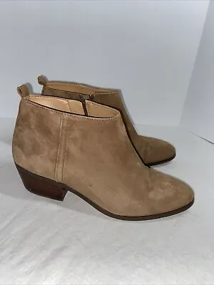 J. Crew Women's Sawyer Suede Leather Brown Bootie C9868 Size 9 1/2 • $16