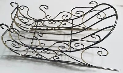 Christmas Sleigh Wireframe For Lighting Or Holiday Floral Centerpiece Display • $10