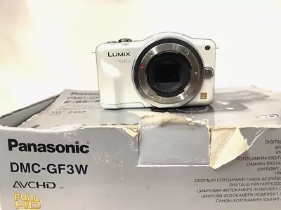 Panasonic Lumix DMC-GF3 12.1MP Compact System Camera Body Only-Used • £79.99