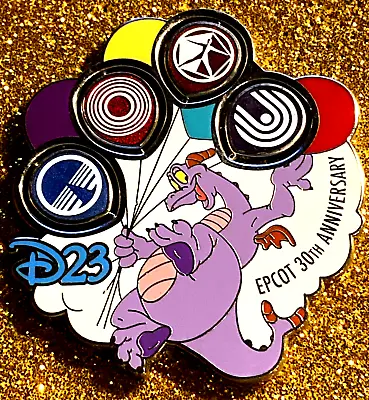 Disney D23 Vhtf 2012 Epcot 30th Anniversary Future World Area Logos Balloons Pin • $124.95