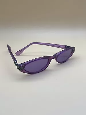 Vintage Valentino Sunglasses Purple Cat Eye Frames 90's Made In Italy • $225