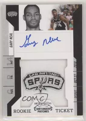 2010-11 Playoff Contenders Patches Ticket Gary Neal #170 Rookie Auto RC • $23.54