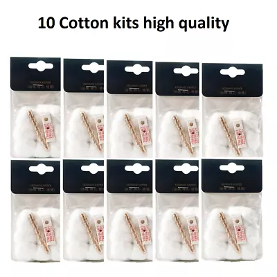 For Zippo Lighters Lot Of 10pcs Cotton Kits; Felt Pad Wick And Cotton • $16.98