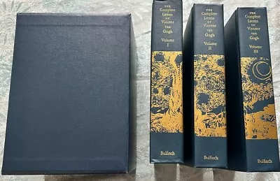 The Complete Letters Of Vincent Van Gogh Box Set Vol 1-3 Bullfinch Press 2001 • $50