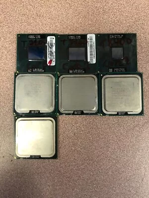 Lot Of 6 Core 2 Duo/Quad Intel CPUs | Inventory In Description • $28