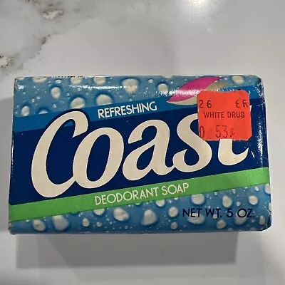 Vintage Coast Bath Bar Deodorant Soap The Eye Opener Made In USA- Unopened • $7