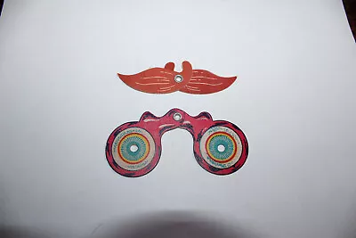 Vintage Cracker Jack Paper Toy Mustache And Eyeglasses • $14.58