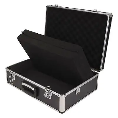 Large Aluminium Flight Hard Case Tool Box Carry Foam Storage DJ Camera Box UK • £31.69