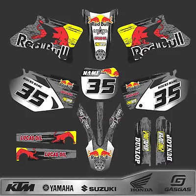 Yamaha YZ 250F YZ 450F 2002 2003 2004 2005 Graphics Decals Kit Adhesive Stickers • $130.58