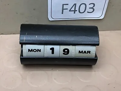 Vintage Plastic Desk Perpetual Rolling Calendar • $21.95